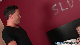 i can't stop watching this small titted stepteen ride that older dick so good