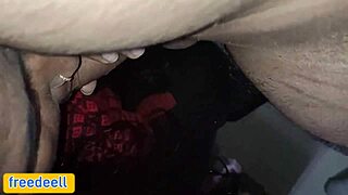 first hotel fuck with chubby indian stepmom's fat pussy gaping wide